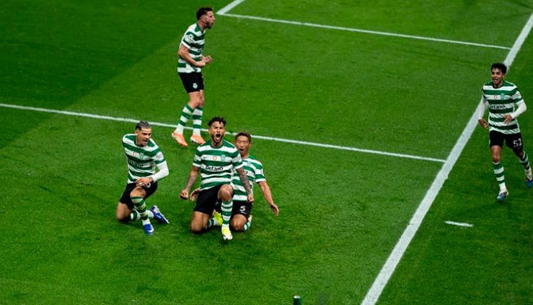 Luis Suárez, Sporting Lisboa vs. PSG. 