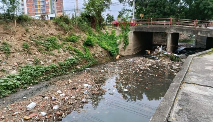 Malos olores que desprende el canal de la avenida 15 afecta a alrededor de 100 familias.