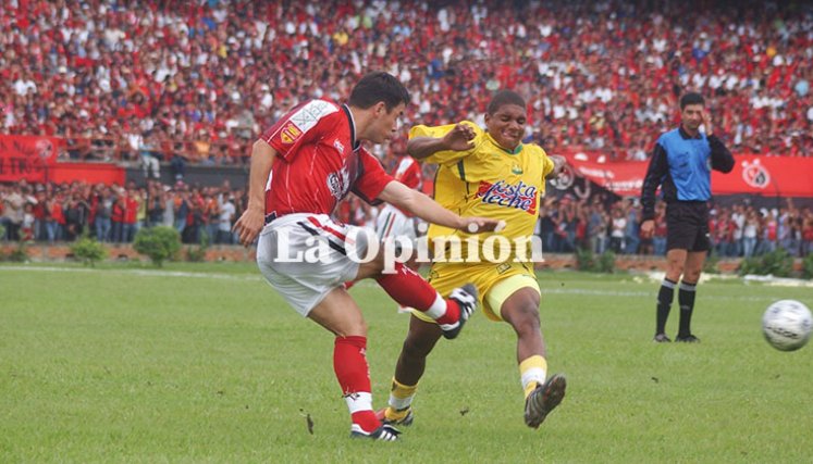 Nelson 'el Rolo' Flórez, Cúcuta Deportivo vs. Bucaramanga. 