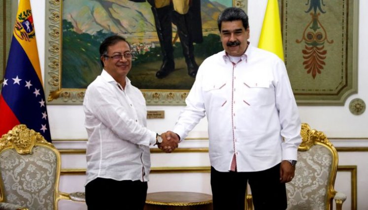 Petro y Nicolás Maduro