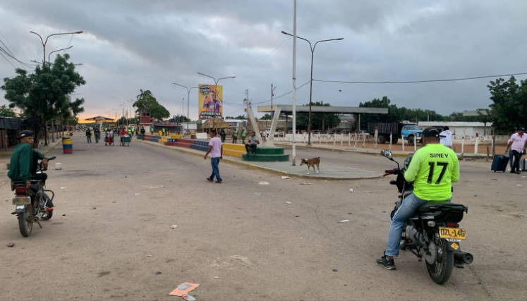 Puesto de Control Migratorio de Paraguachón, en La Guajira