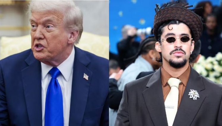 Trump dice que no asistirá al Super Bowl y que está en contra de Bad Bunny