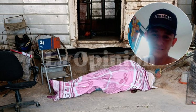  El cuerpo de Martín Rodríguez Parada quedó en la entrada de una humilde vivienda de Colinas del Tunal.