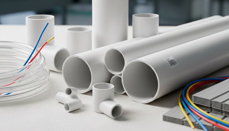 Industria plástica. / Imagen creada con Gemini AI