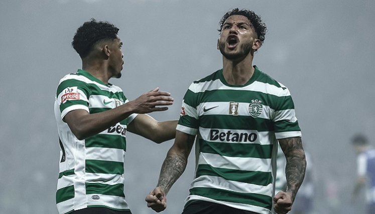 Luis Javier Suárez vive un gran momento en Europa, con el Sporting de Lisboa. 