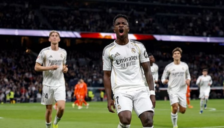 Vinicius Jr, fue el protagonista en el triunfo de los merengues sobre la Real Sociedad.