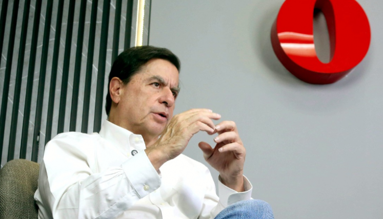 Juan Fernando Cristo, candidato presidencial del partido En Marcha.