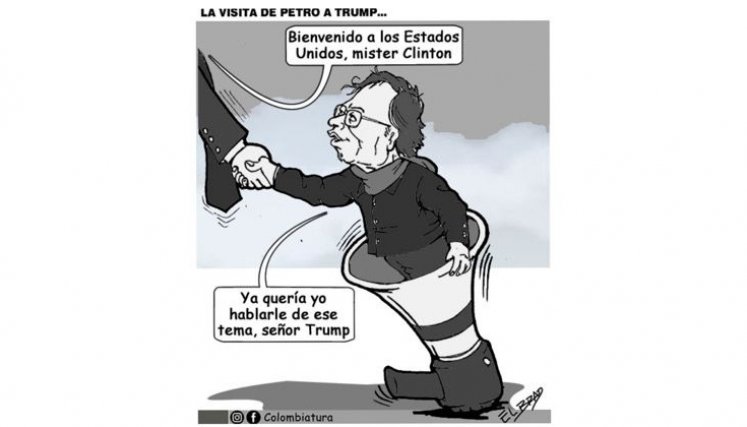 La visita de Petro a Trump