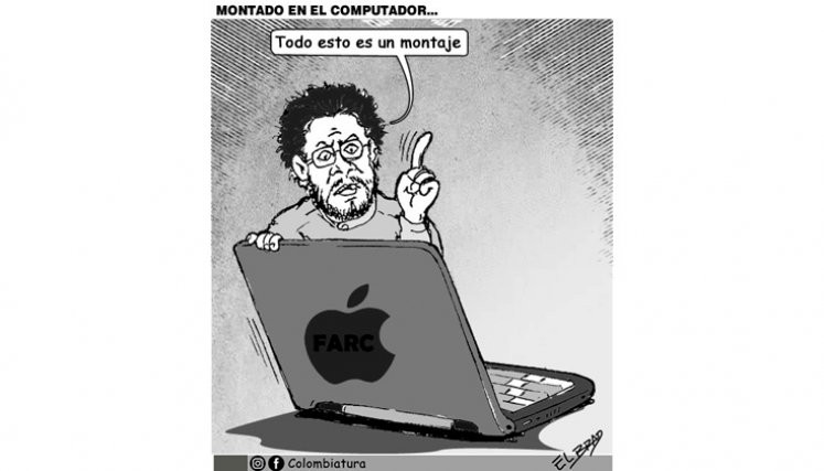 Montado en el computador