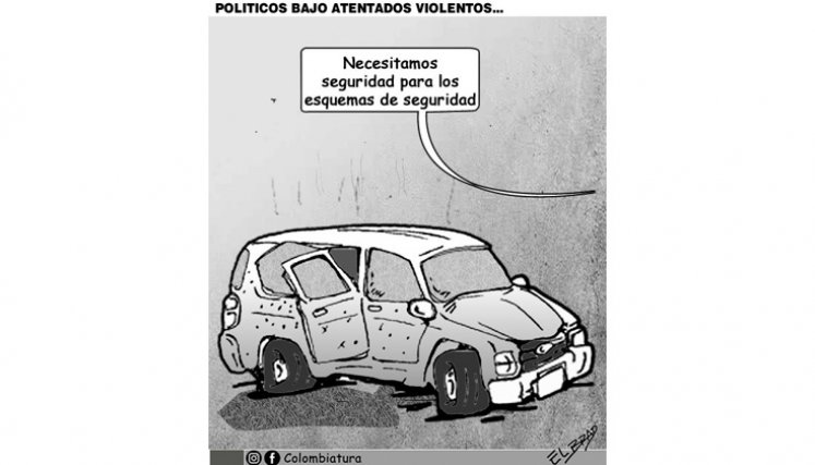 Políticos bajo atentados violentos