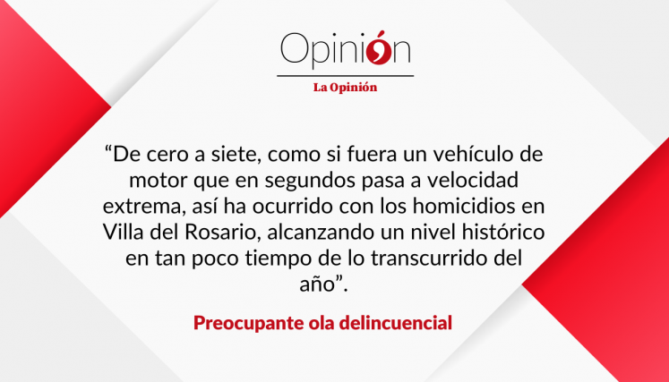 Preocupante ola delincuencial