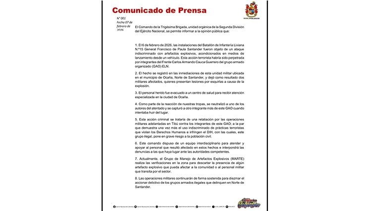 comunicado