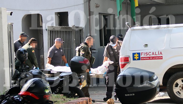 Estación de Policía de Villa del Rosario. / Foto Carlos Ramírez-La Opinión