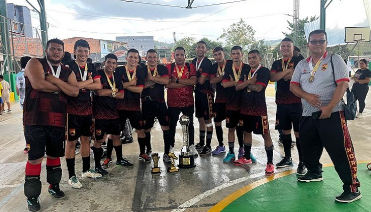 El quinteto de Villa del Rosario se lució en Vegachí en la final del Torneo Mil Ciudades.