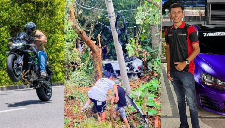 Accidente Angelo y Juan