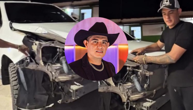 CANTANTE EIDER ORTIZ DENUNCIA INTENTO DE ROBO EN LA VÍA CÚCUTA-OCAÑA / FOTO : LA OPINIÓN 