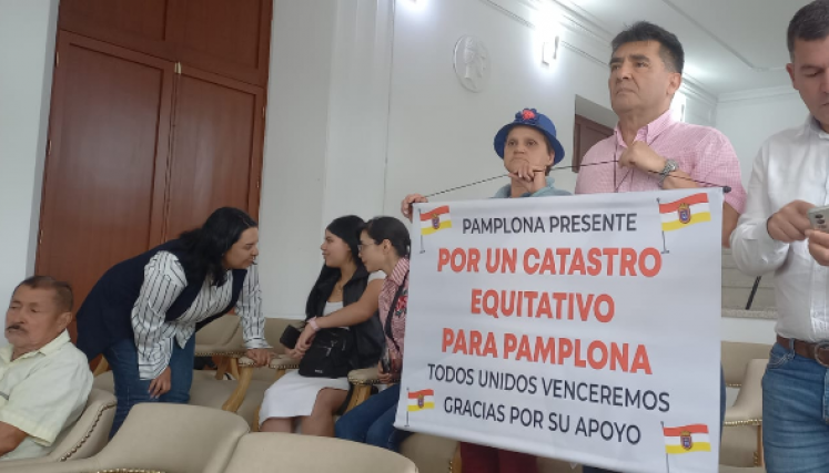 Piden un catastro justo en Pamplona.