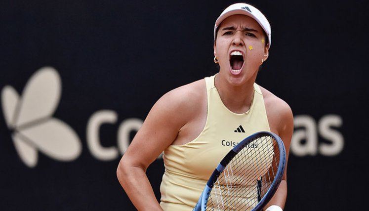 Camila Osorio, WTA 250 de Bogotá 2025. 