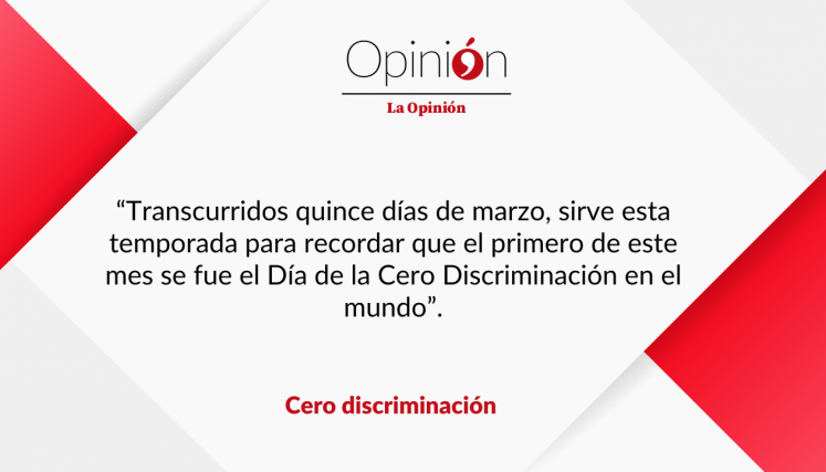 Cero discriminación