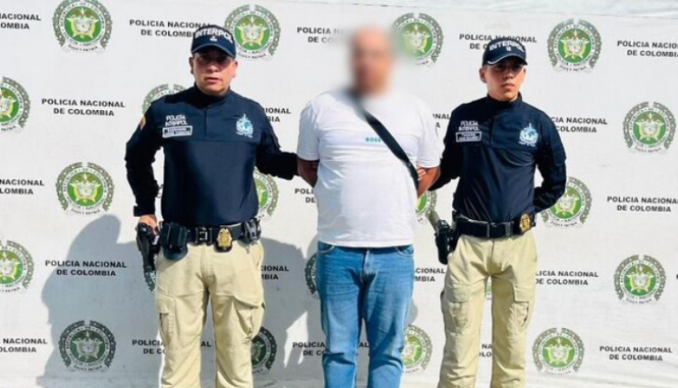 Colombiano capturado
