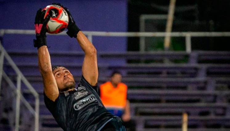Federico Abadía, arquero del Cúcuta Deportivo. 