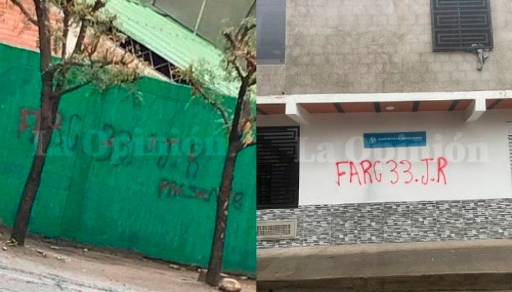 Grafitis Farc 33 El Zulia