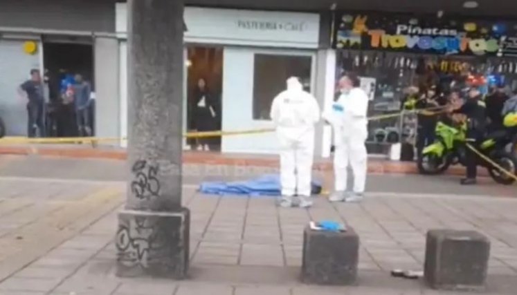 HOMBRE ASESINADO EN BOGOTÁ 