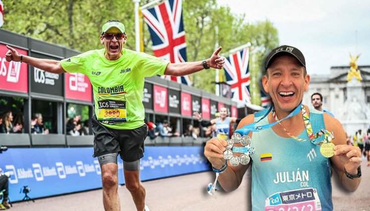 Julián García Wren, atleta cucuteño. 