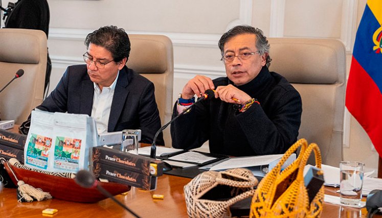 Presidente Petro en el Consejo de Ministros 