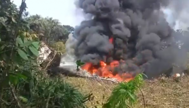 accidente de avión de la Fuerza Aérea