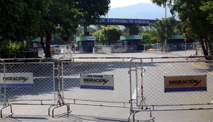 La frontera permanece cerrada desde el sábado y se reabrirá hoy desde las 6:00 a. m. /Foto Carlos Ramírez