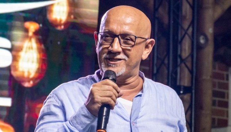 El gerente de Aguas Kpital Cúcuta, Hugo Vergel, en una actividad de relaciones con la comunidad/Foto cortesía