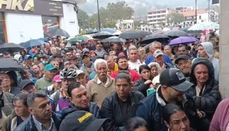 Protestas en Pamplona por la actualización catastral/Foto cortesía
