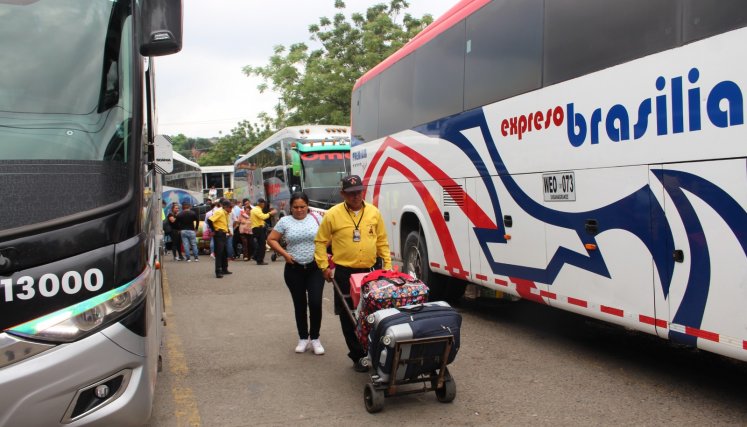 26 empresas de transporte operan desde la Central de Transporte de Cúcuta./Foto cortesía