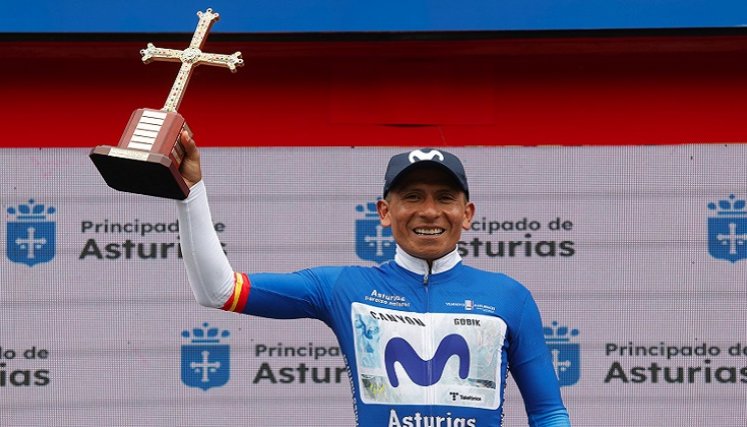 Nairo Quintana, a sus 36 se coronó campeón de la Vuelta a Asturias 2026.