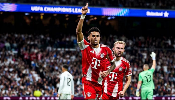 Luis Díaz jugó un buen partido frente al Real Madrid, aportando un gol en la ida de los cuartos de final.
