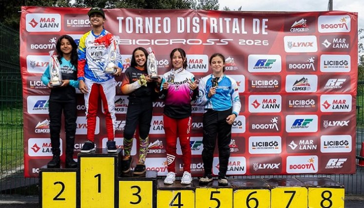 La bicicrosista cucuteña, Camila De La Hoz, consiguió otro título en Bogotá.