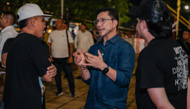 Carlos Caicedo visitó Cúcuta como parte de su campaña presidencial. 