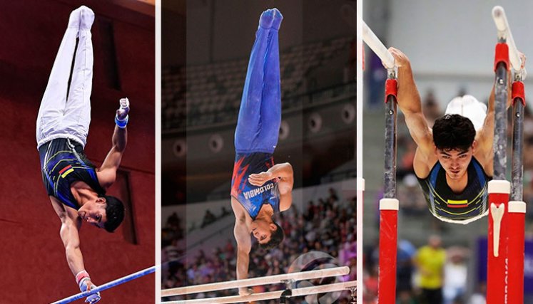 Camilo Vera, Ángel Barajas y Jorman Álvarez. 