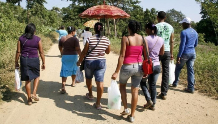 Desplazamiento de familias en Catatumbo. 