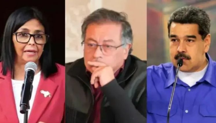 ENCUENTRO ENTRE PETRO Y DELCY RODRIGUEZ 