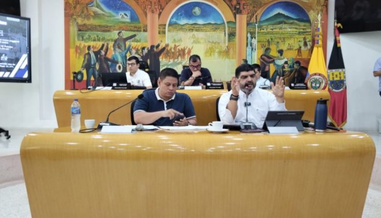 Intervención del gerente de Veolia en el Concejo de Cúcuta/Foto Valentina Salgado