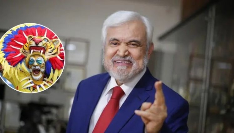 Jorge Barón ofreció su “patadita de la buena suerte” a la Selección Colombia para que “brille como diamante” en el Mundial