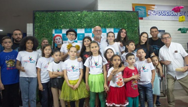 La familia de los trabajadores de Aguas Kpital también tienen un espacio en el engranaje de la compañía/Foto cortesía