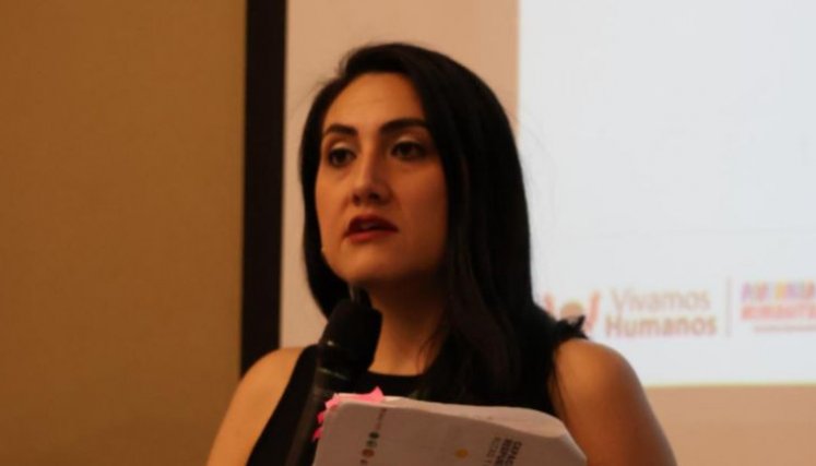 Lina Mejía contó detalles de las labores humanitarias.