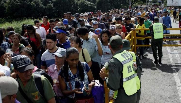 En 2015 estalló la crisis migratoria desde el vecino país hacia Colombia/Foto Carlos Ramírez