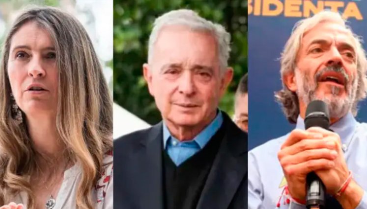 Paloma Valencia; Álvaro Uribe; Juan Daniel Oviedo