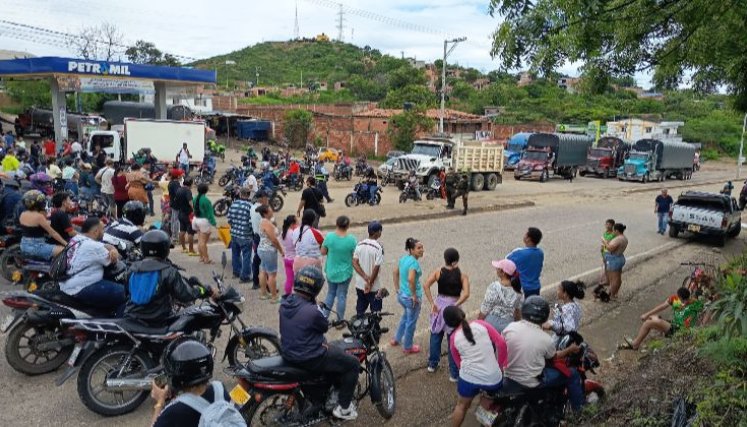 Protestas en Villa del Rosario