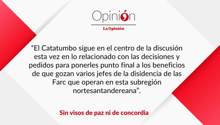 Sin visos de paz ni de concordia