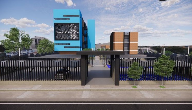 Así será la fachada de la moderna infraestructura universitaria de Atalaya/Foto: cortesía